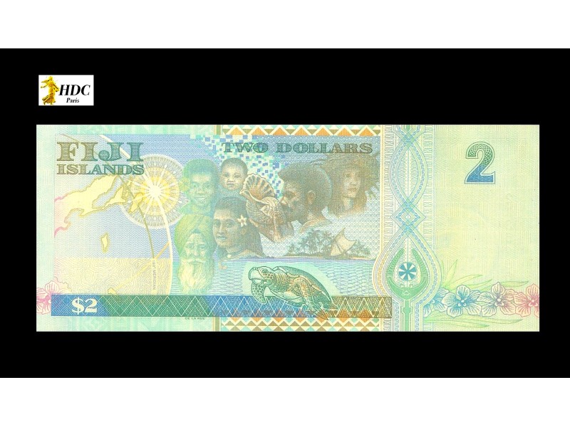 2 Dollars Commémoratif FIDJI 2000 P.102a