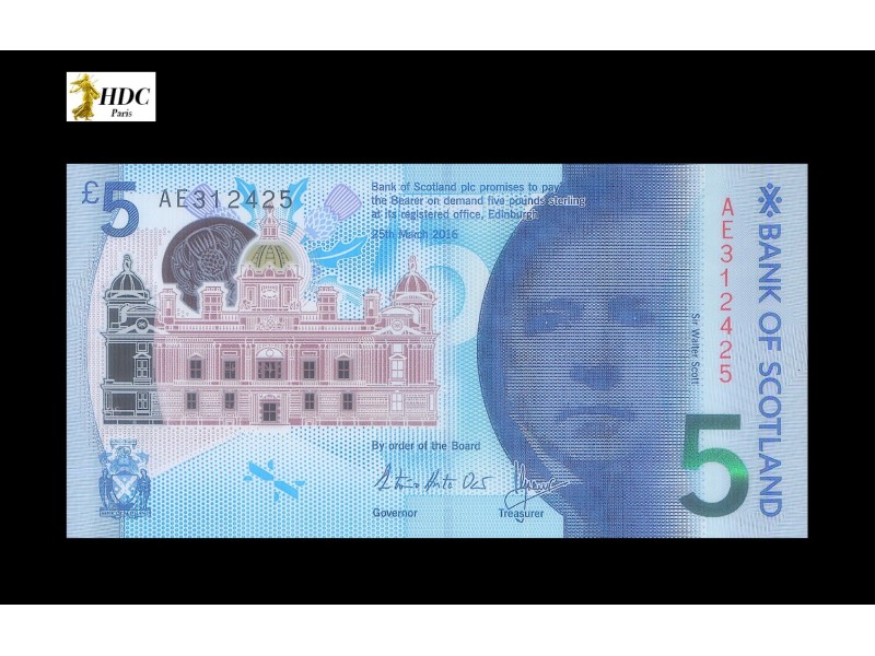 5 Pounds ÉCOSSE 2016 P.130