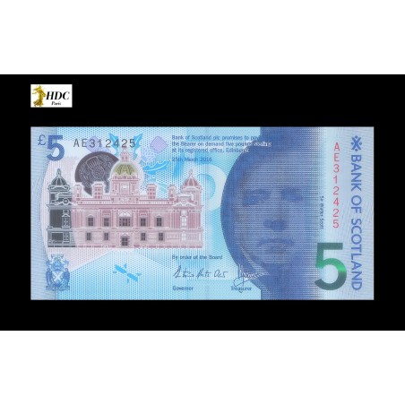 5 Pounds ÉCOSSE 2016 P.130