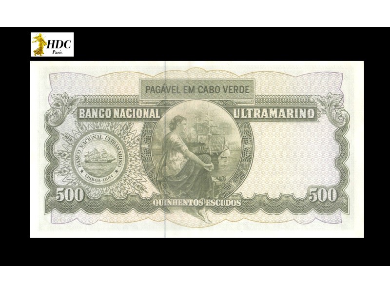 500 Escudos CAP VERT 1971 P.53Aa