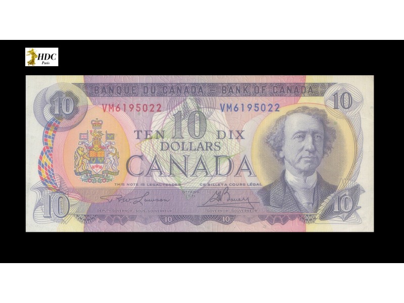 10 Dollars CANADA 1971 P.88c