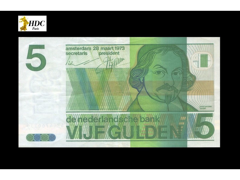 5 Gulden PAYS-BAS 1973 P.95a