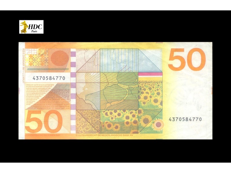 50 Gulden PAYS-BAS 1982 P.96