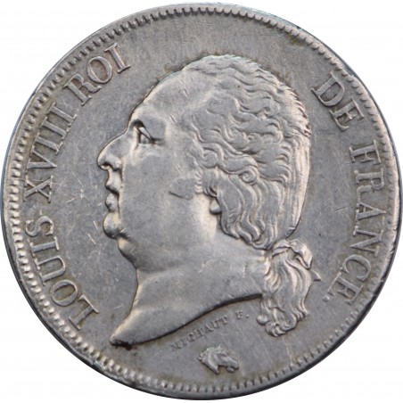 5 Francs LOUIS XVIII  1817 Lille  F.309/27