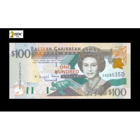 100 Dollars CARAÏBES 2012 P.41d