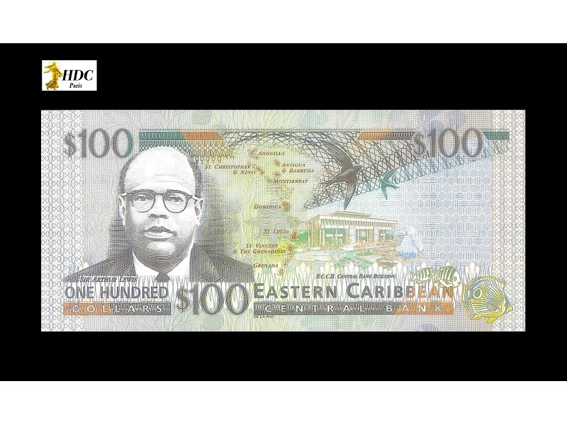 100 Dollars CARAÏBES 2012 P.41d