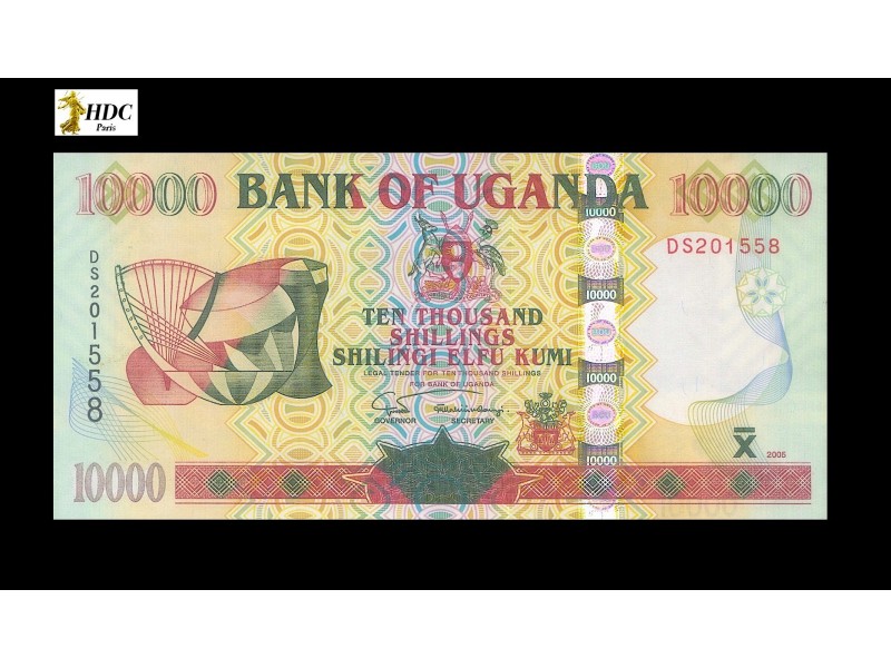 10000 Shillings OUGANDA 2005 P.45a