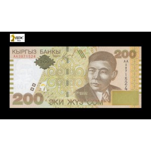 KIRGHIZISTAN, Billet 200 Som 2000 P.16, UNC