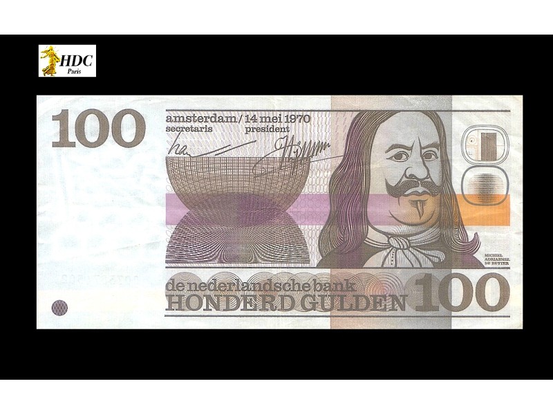 100 Gulden PAYS-BAS 1970 P.93a