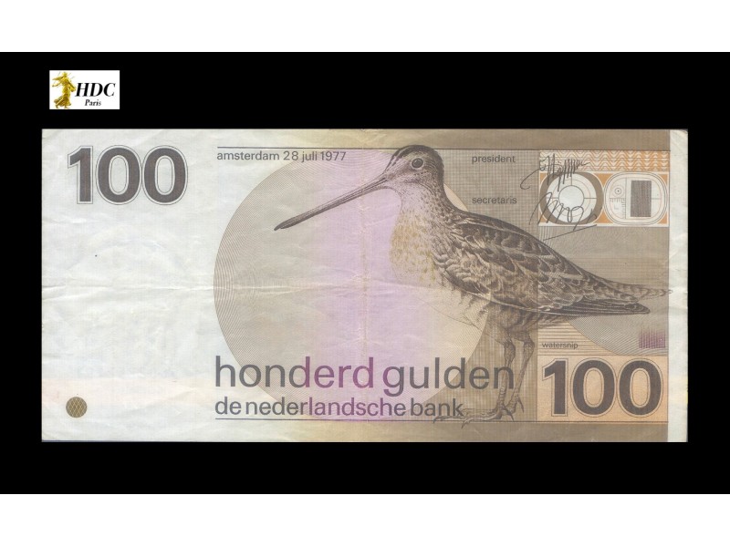 100 Gulden PAYS-BAS 1977 P.97a