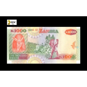 1000 Kwacha ZAMBIE 2003 P.40c 2