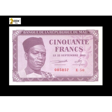 50 Francs MALI 1960 P.1