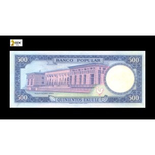500 Ekuele GUINÉE ÉQUATORIALE 1975 P.7