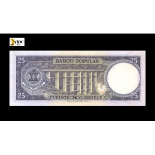 25 Ekuele GUINÉE ÉQUATORIALE 1975 P.4 2