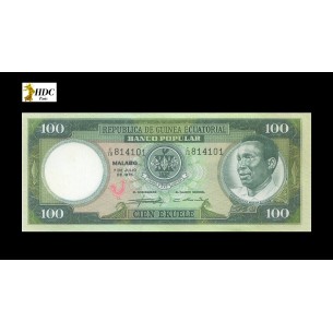 100 Ekuele GUINÉE ÉQUATORIALE 1975 P.6