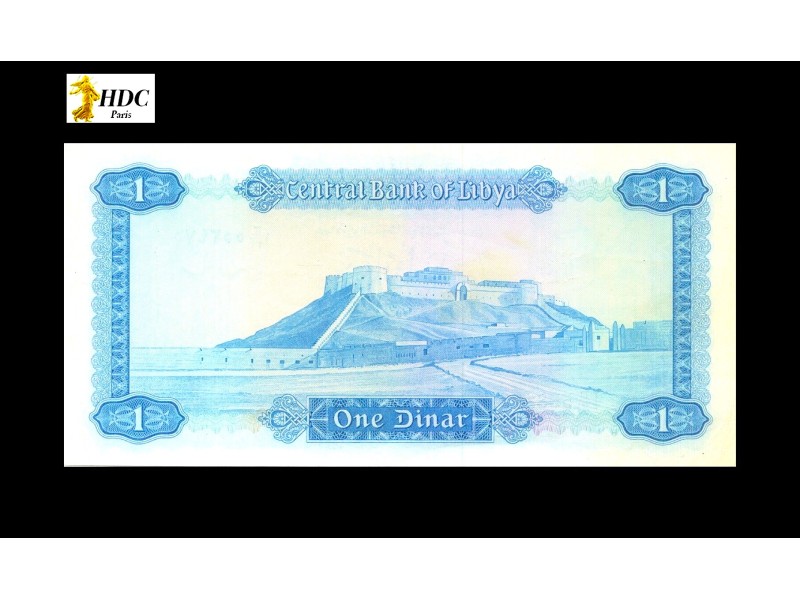 1 DINAR LIBYE 1972 P.35b
