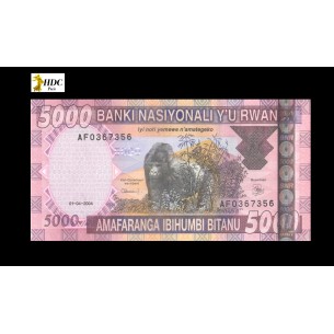 5000 Francs RWANDA 2004 P.33