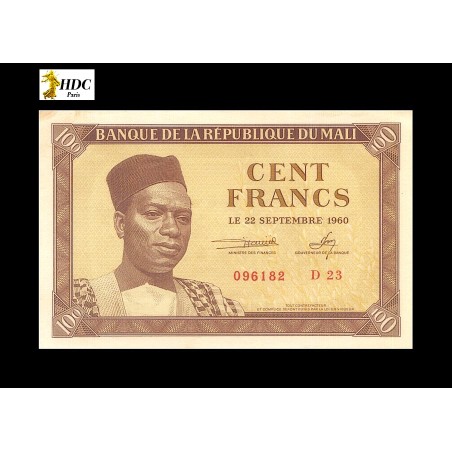 100 Francs MALI 1960 P.2