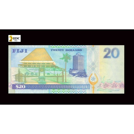 20 Dollars FIDJI 2002 P.107a