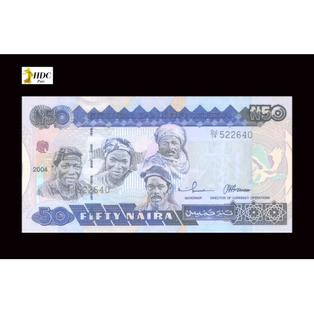 50 Naira NIGERIA 2004 P.27e