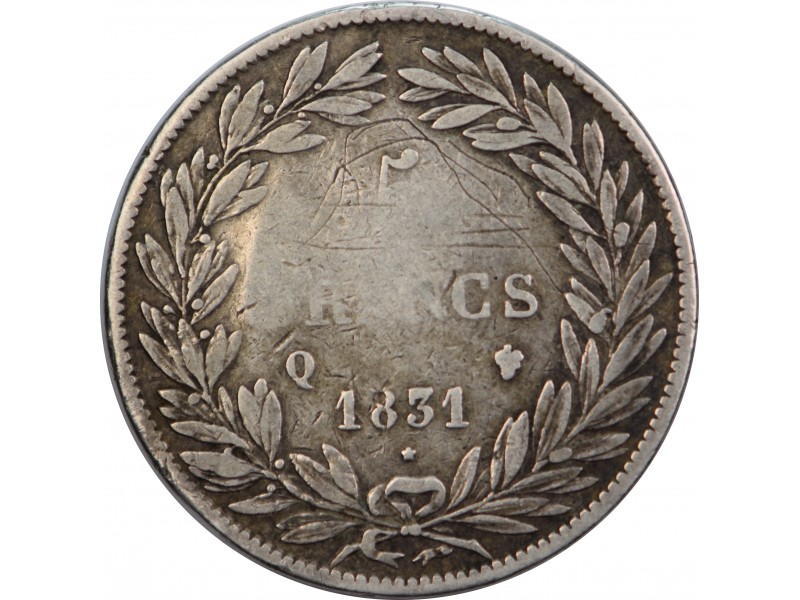 5 Francs LOUIS PHILIPPE Ier 1831 Perpignan  F.315/25
