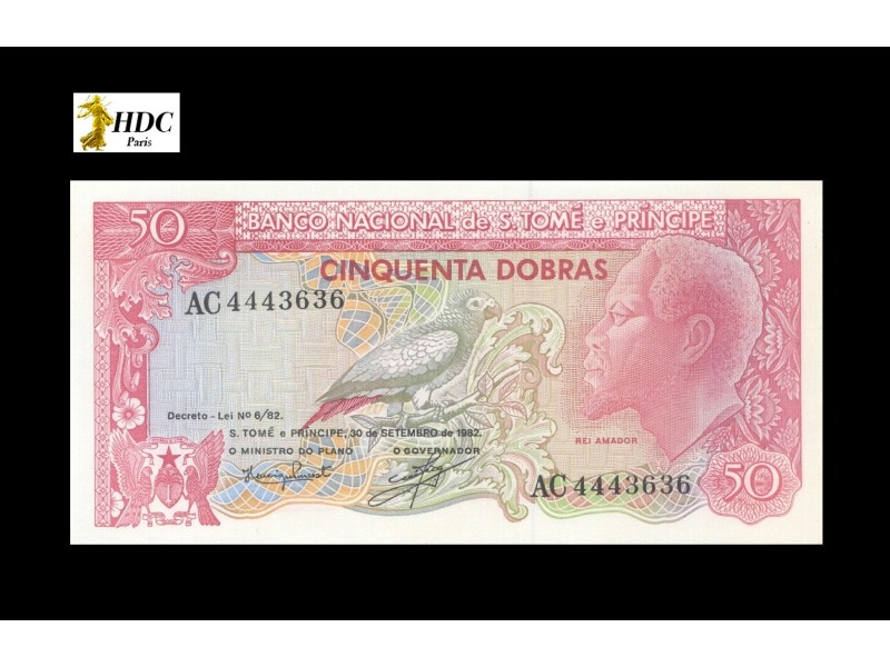 50 Dobras SAO TOMÉ-ET-PRINCIPE 1982 P.56