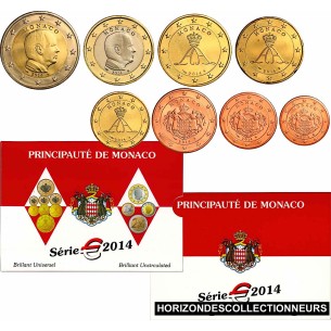 COFFRET BU MONACO 2014 8 PCS