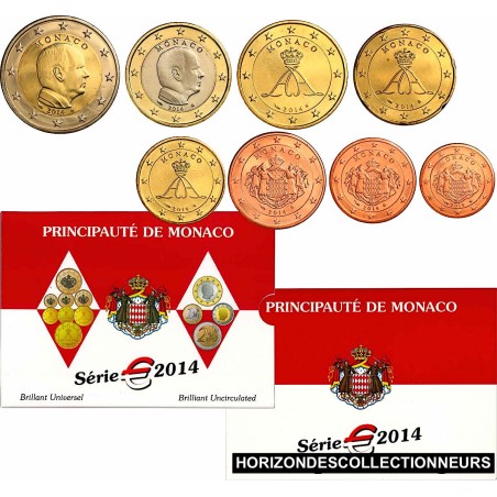 COFFRET BU MONACO 2014 8 PCS