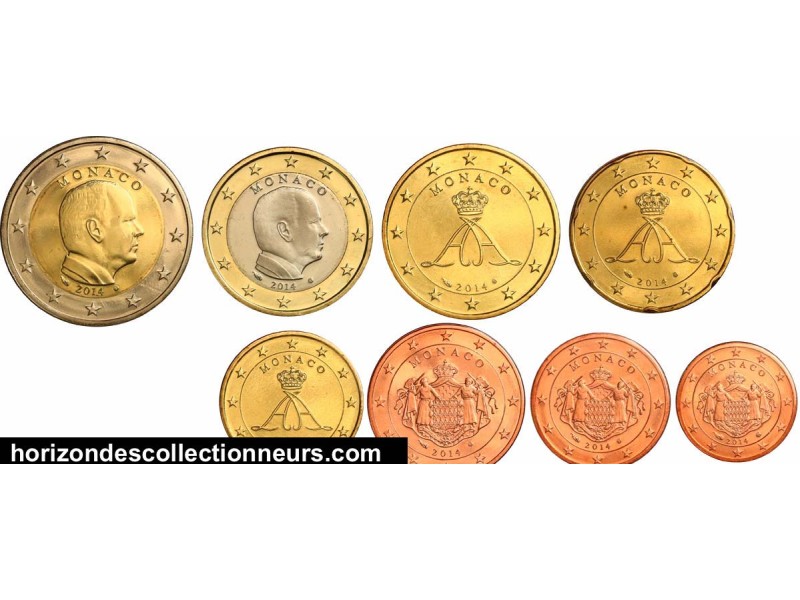 COFFRET BU MONACO 2014 8 PCS