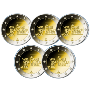2 Euros ALLEMAGNE 2025 Réunification 5 ATELIERS