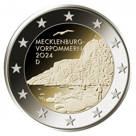 2 Euros ALLEMAGNE 2024 MECKLEMBOURG J