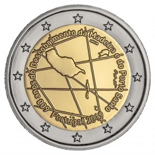 2 euro commeratives Portugal 2019 Madeire-horizondescollectionneurs.com