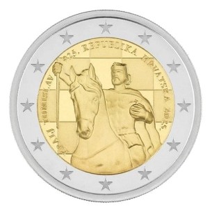 2 Euros Croatie 2025 1100 ans du Royaume Croate de Tomislav