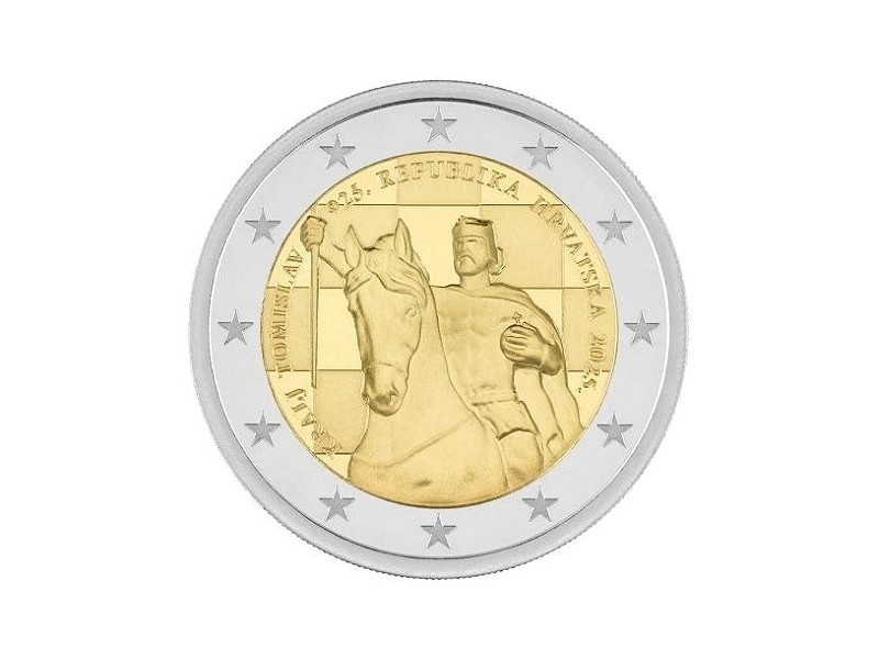 2 Euros Croatie 2025 1100 ans du Royaume Croate...
