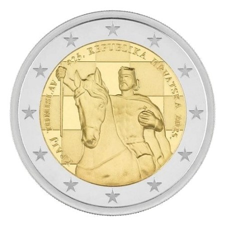 2 Euros Croatie 2025 1100 ans du Royaume Croate de Tomislav
