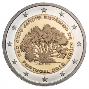 2 Euro PORTUGAL 2018  250 ans du jardin botanique Ajuda
