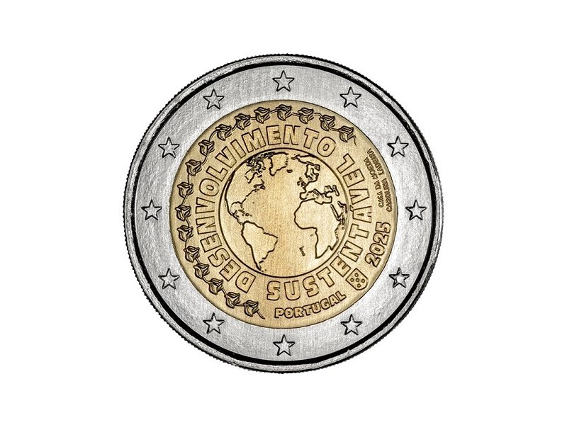 2 Euros PORTUGAL 2025, DEVELOPPEMENT DURABLE