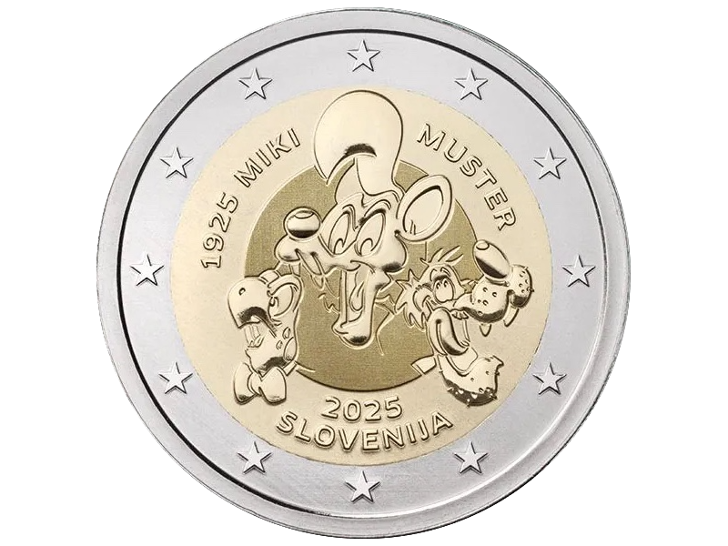 2 Euros SLOVÉNIE 2025 Miki Muster
