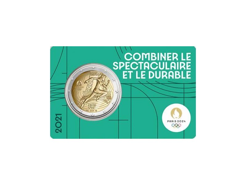 2 Euros FRANCE 2021, BU Coincard, Coureur