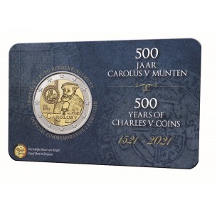 2 Euros BELGIQUE 2021 - Carlos V 2