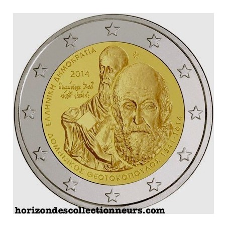 2 Euros Grèce 2014- El Greco
