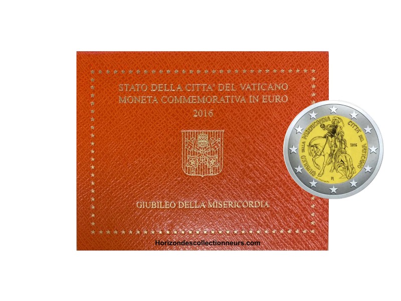 2 Euros VATICAN 2016  la Miséricorde