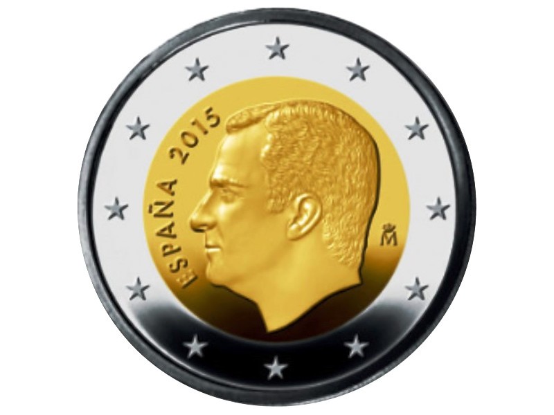 2 Euros Espagne 2015, Effigie du roi Felipe VI
