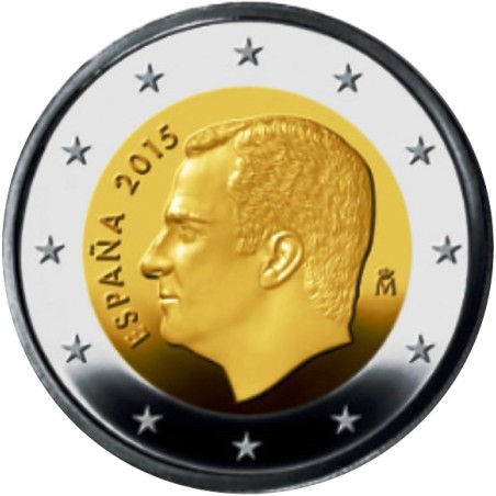 2 Euros Espagne 2015, Effigie du roi Felipe VI
