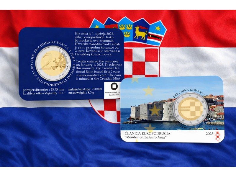 BU Coincard 2 Euros CROATIE 2023, Introduction...