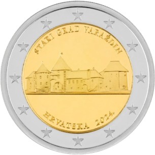 BU Coincard 2 Euros CROATIE 2024, Château de Varaždin 2