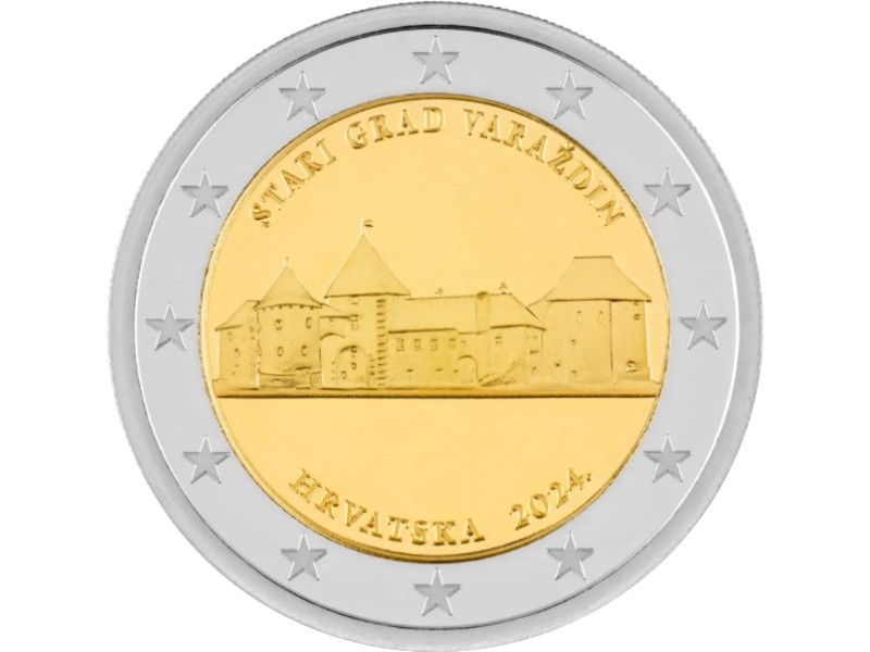 BU Coincard 2 Euros CROATIE 2024, Château de...