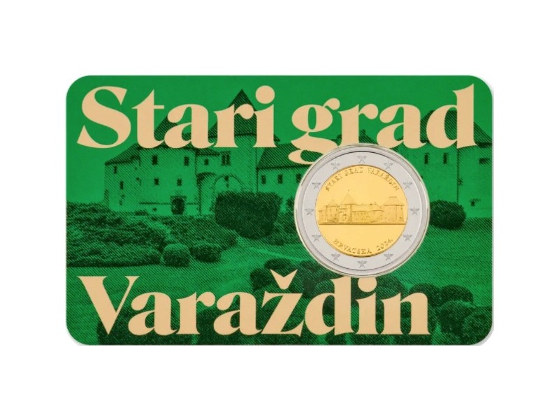 BU Coincard 2 Euros CROATIE 2024, Château de...