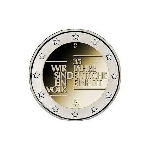 2 Euros ALLEMAGNE 2025 Réunification F