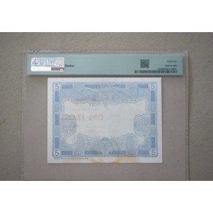 5 Francs NOUVELLE-CALÉDONIE 1916 P.15a PMG 55 2